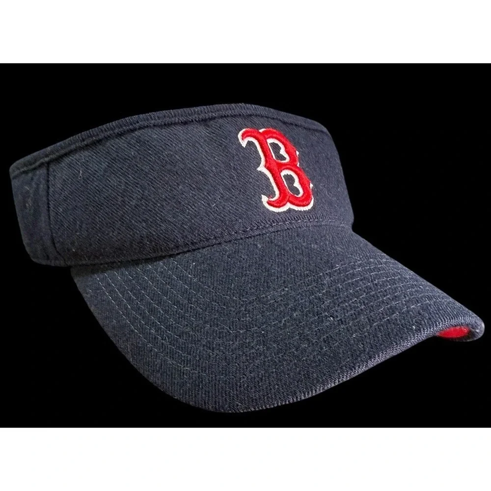 Vintage Boston Red Sox Nike 100% Wool MLB Baseball Visor Strap Back Unisex Y2K